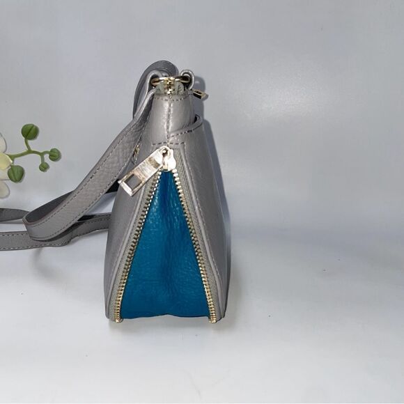 Halogen Two-Tone Leather Crossbody Sm - Picture 3 of 7